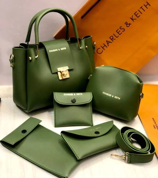 Charles & Keith Style 5-Piece Shoulder Bag Set