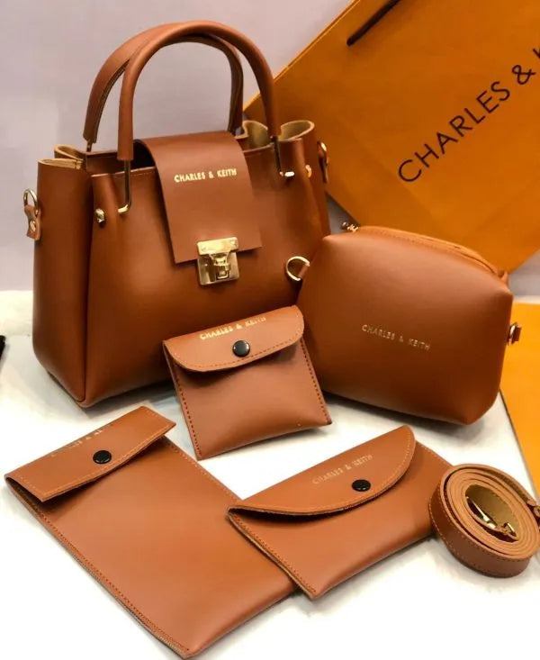 Charles & Keith Style 5-Piece Shoulder Bag Set