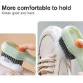 Multi-Purpose Soft Bristle Shoes Brush – Deep Clean for Shoes & Clothes