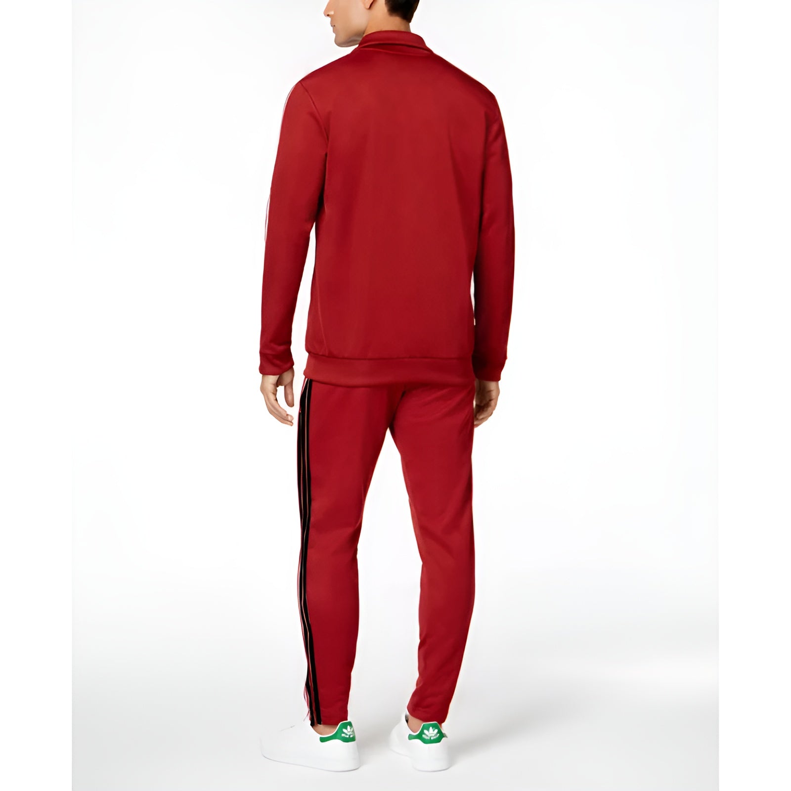 Men's Premium Three-Stripes Full-Sleeve Tracksuit