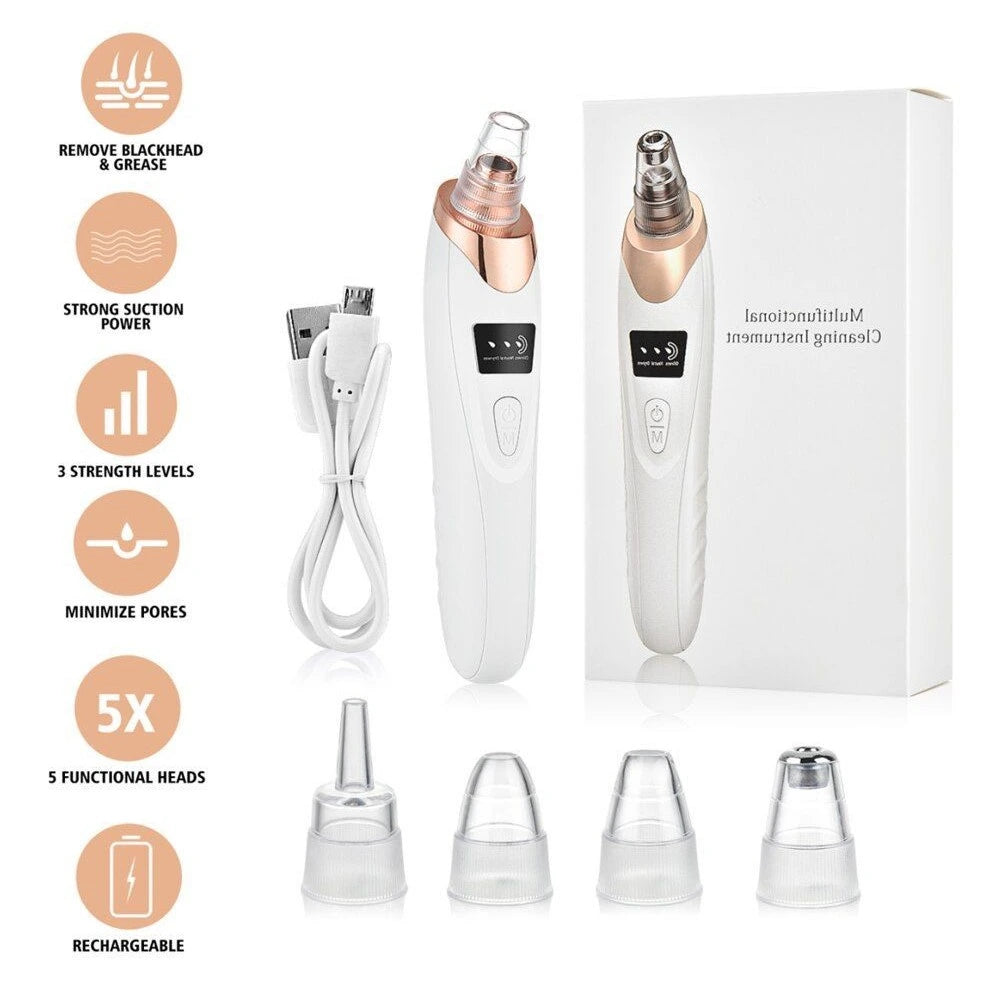 Derma Suction Blackhead Remover Vacuum | Deep Pore Cleaner for Acne