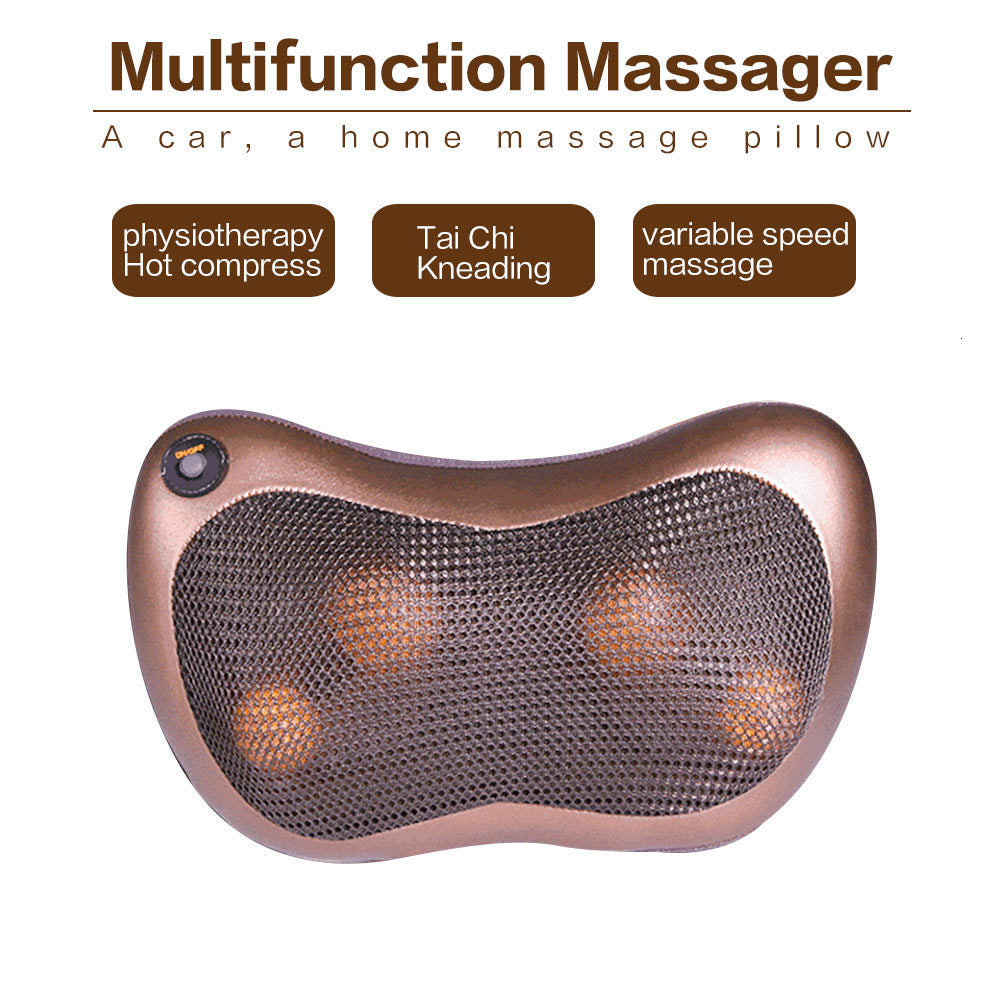 Multi-Function Massage Pillow with Deep-Kneading Heated Massage Nodes Trendy Troves