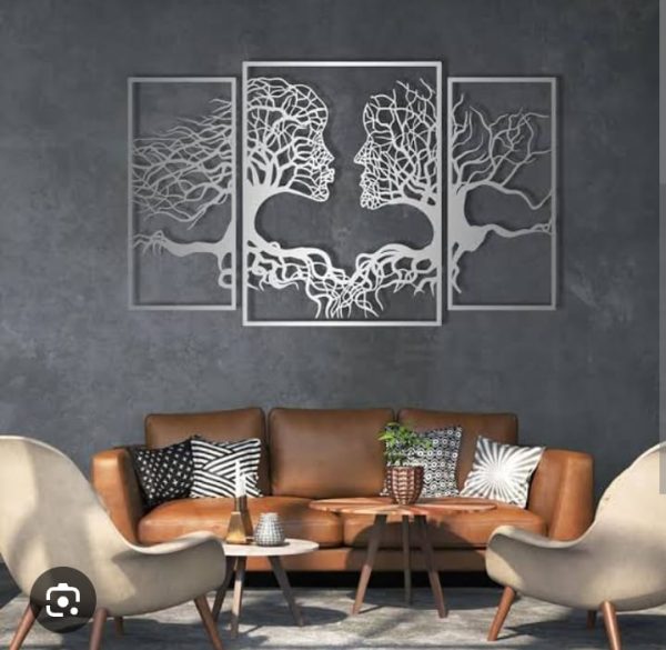 3 Piece Modern Human Wall Art Trendy Troves