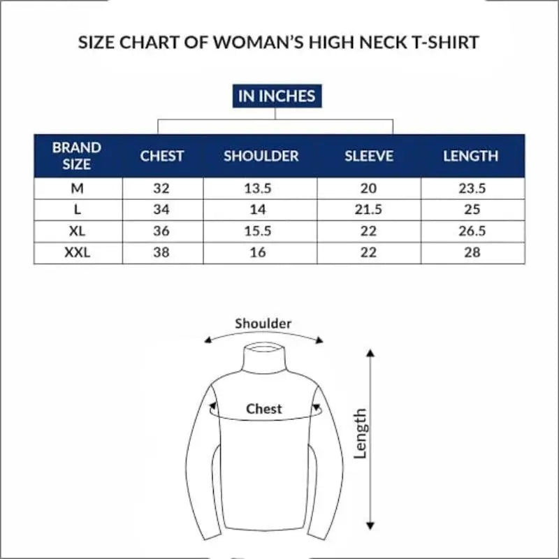 Women's Stitched Rib High Neck Top - Elegant & Comfortable