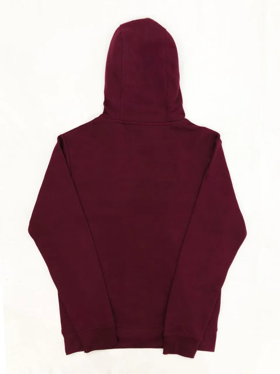 Men's Maroon Fleece Hoodie - Warm & Stylish Hooded Sweatshirt