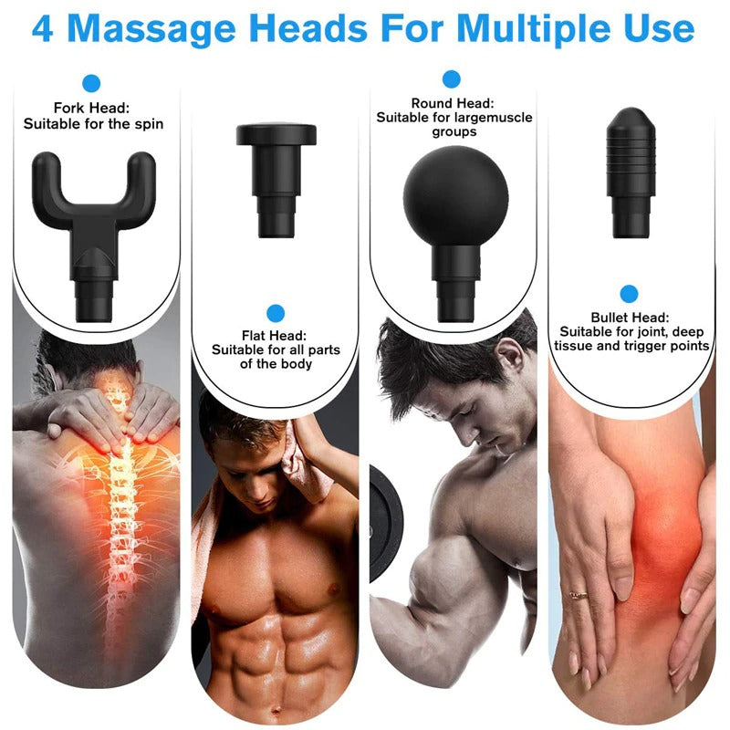 Muscle Relaxer With 4 Massage Heads Trendy Troves