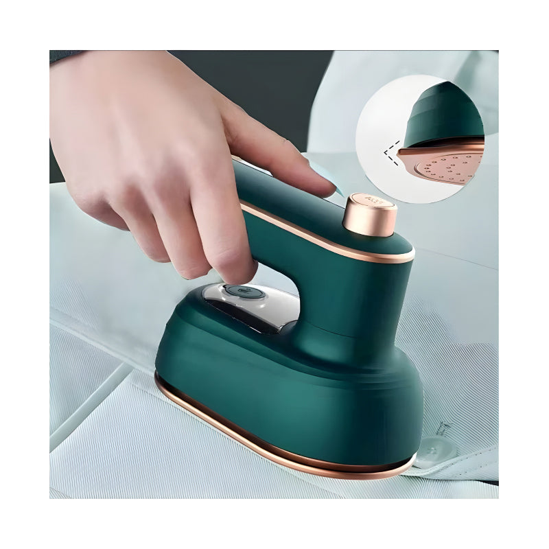 Mini Compact EV Porcelain Gold Electric Iron Trendy Troves