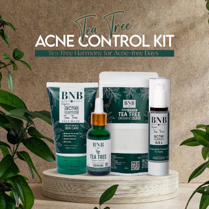 BNB Tea Tree Acne Control Kit – Fight Breakouts & Blemishes Naturally