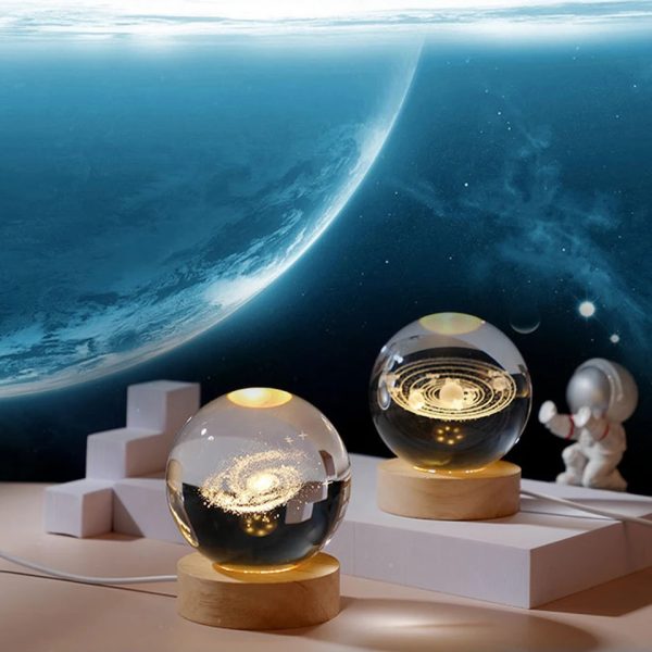 Cosmic Glow 3D Moon & Planet Lamp