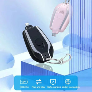 Portable Keychain Power-bank 1500mAh Trendy Troves